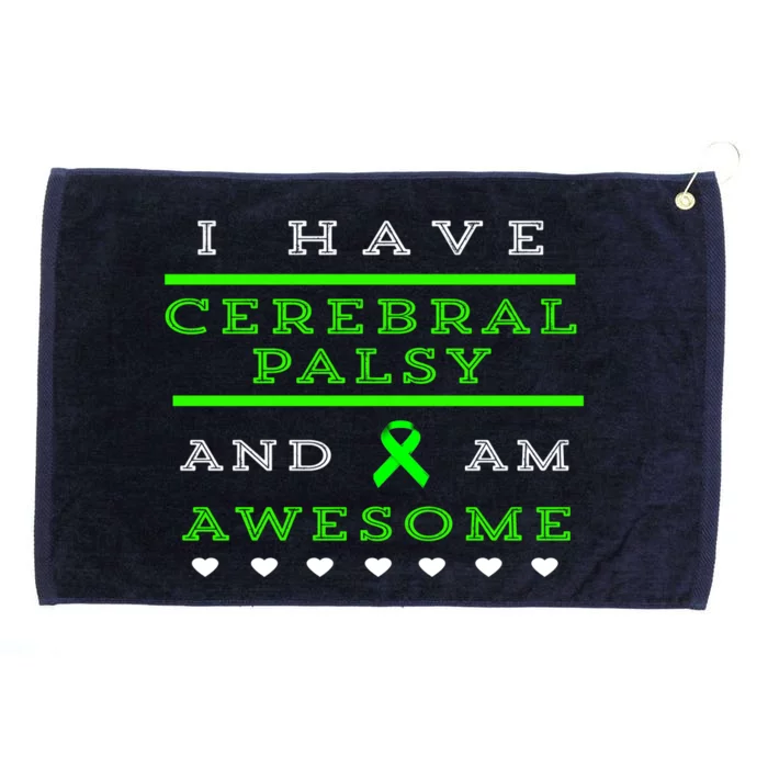 Cerebral Palsy Awareness Gift Grommeted Golf Towel