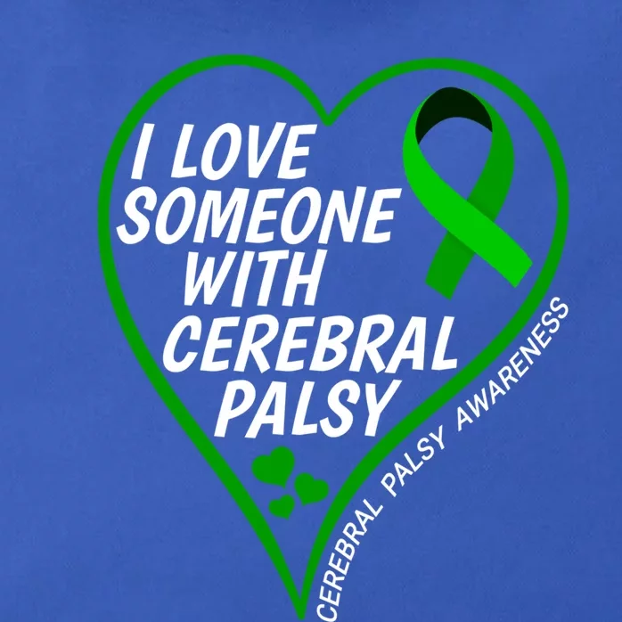 Cerebral Palsy Awareness I Love Someone With Cerebral Palsy Great Gift Zip Tote Bag