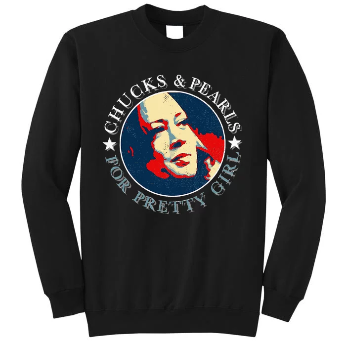 Chucks Pearls And Pretty Kamala Harris Inauguration Sweatshirt