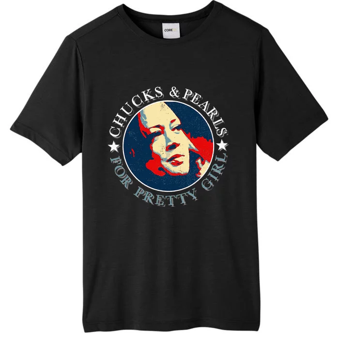 Chucks Pearls And Pretty Kamala Harris Inauguration ChromaSoft Performance T-Shirt