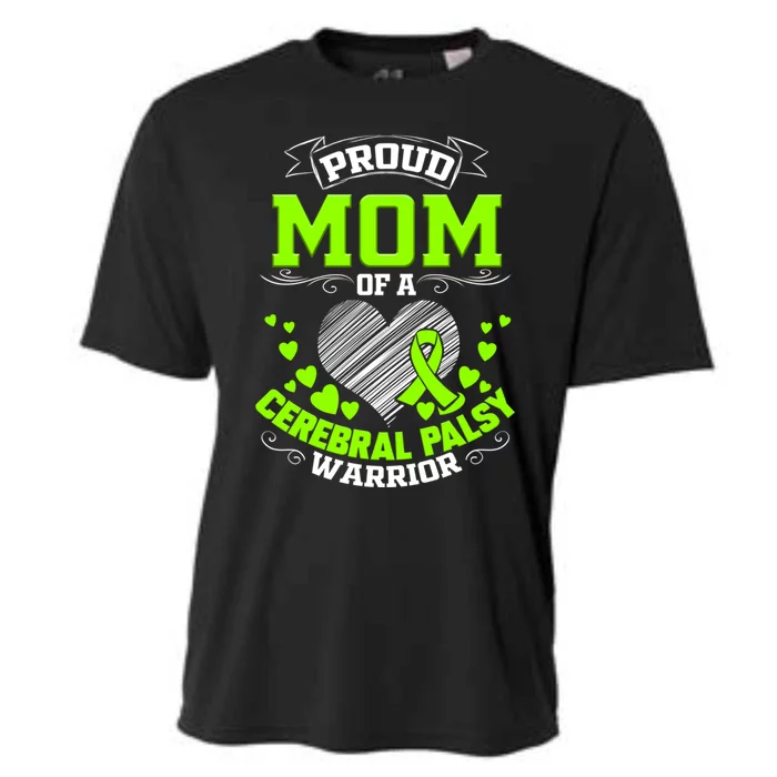 Cerebral Palsy Awareness Mom Gift Cooling Performance Crew T-Shirt