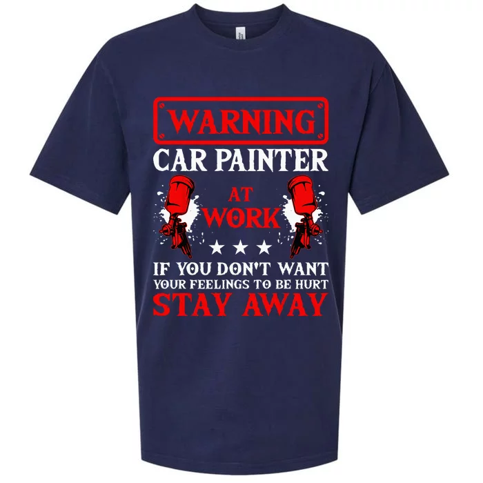 Car Painter Automative Vehicle Detailing Auto Spray Sueded Cloud Jersey T-Shirt