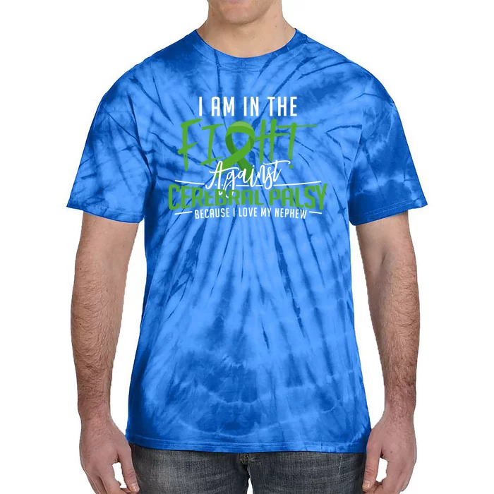 Cerebral Palsy Awareness Gift Support Brain Love Nephew Cool Gift Tie-Dye T-Shirt