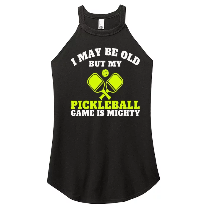 Cool Pickleball Art For  Paddle Pickleball Player Women’s Perfect Tri Rocker Tank