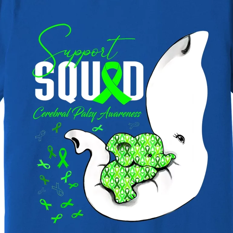 Cerebral Palsy Awareness Support Squad Elephant Great Gift Premium T-Shirt