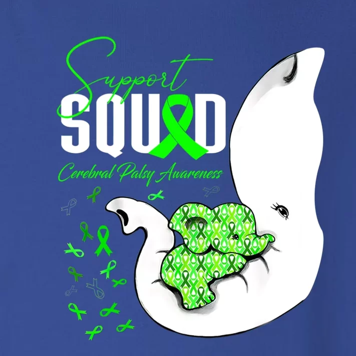 Cerebral Palsy Awareness Support Squad Elephant Great Gift Toddler Long Sleeve Shirt