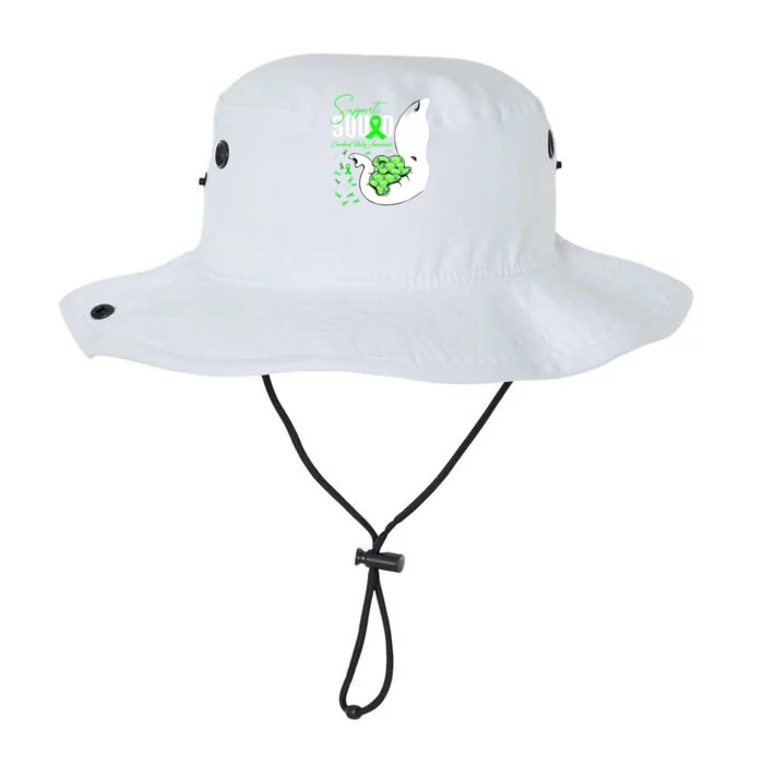 Cerebral Palsy Awareness Support Squad Elephant Great Gift Legacy Cool Fit Booney Bucket Hat