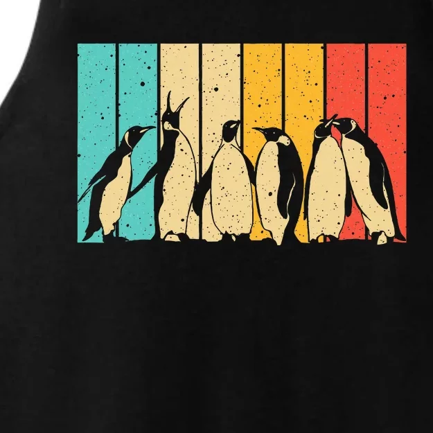 Cute Penguin Art Bird Zoologist Penguin Lovers Ladies Tri-Blend Wicking Tank