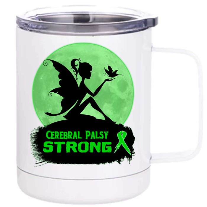 Cerebral Palsy Awareness Gift Front & Back 12oz Stainless Steel Tumbler Cup