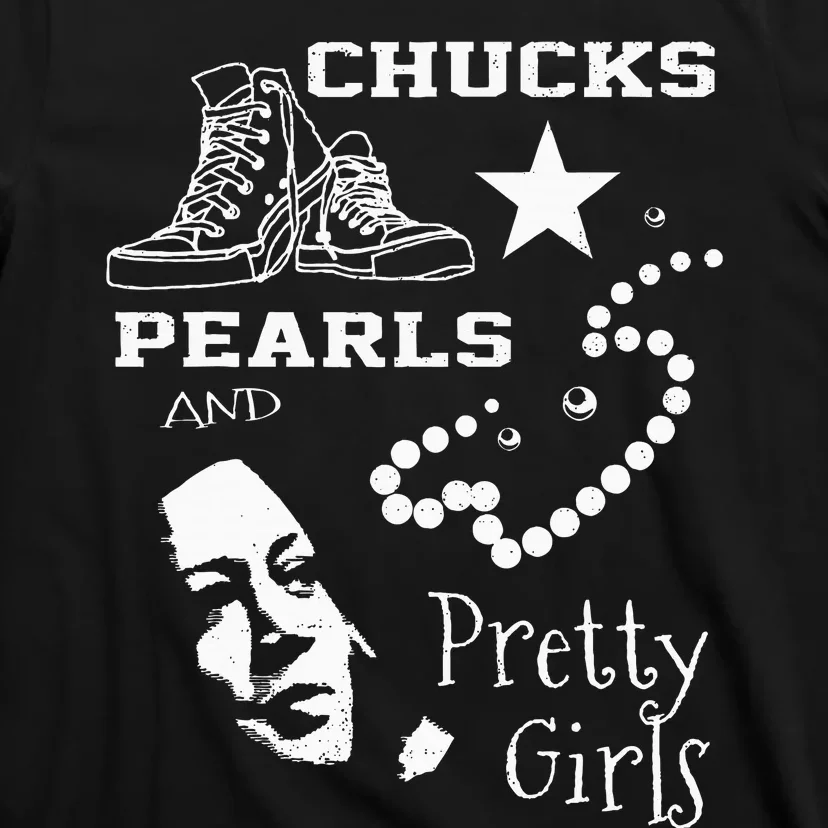 Chucks Pearls And Pretty Kamala Harris Inauguration T-Shirt