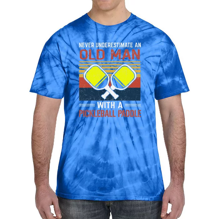 Cool Pickleball Art For Paddle Pickleball Player Tie-Dye T-Shirt