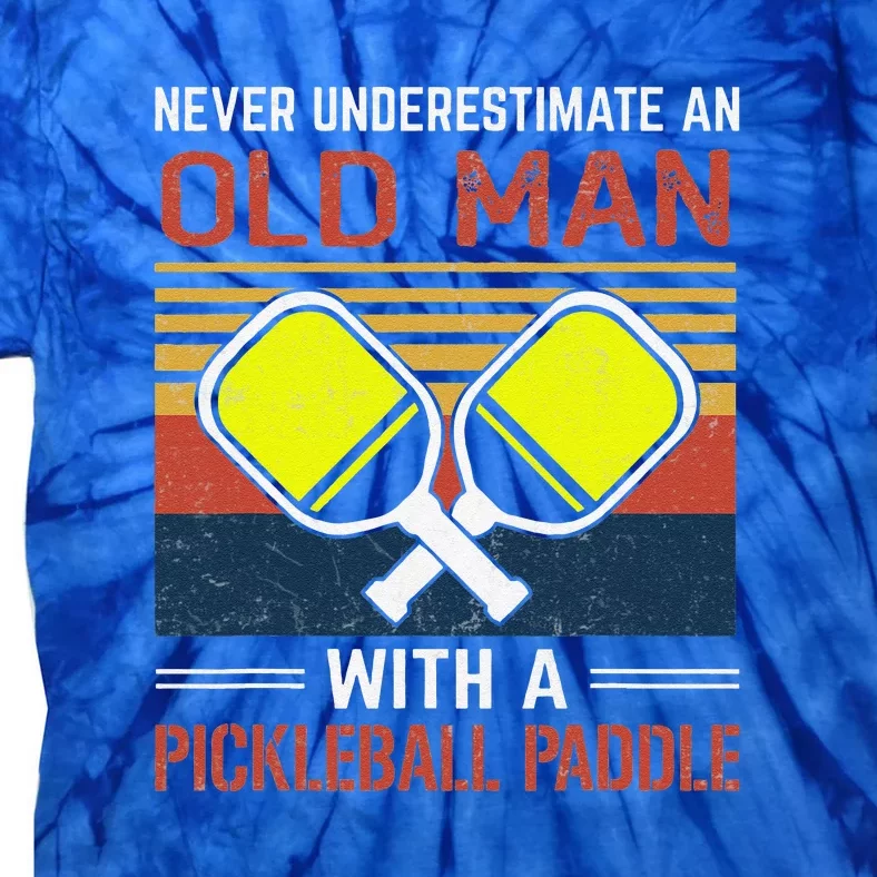 Cool Pickleball Art For Paddle Pickleball Player Tie-Dye T-Shirt