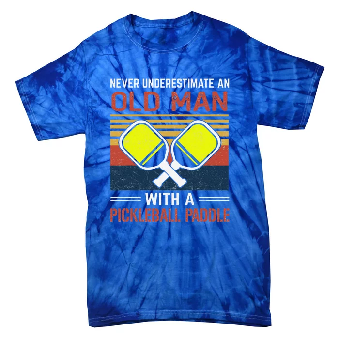 Cool Pickleball Art For Paddle Pickleball Player Tie-Dye T-Shirt