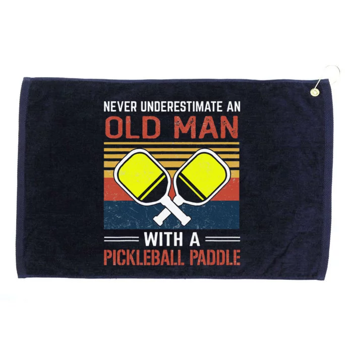 Cool Pickleball Art For Paddle Pickleball Player Grommeted Golf Towel