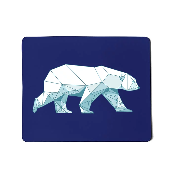 Cool Polar Bear Design For Arctic Polar Bear Lover Mousepad