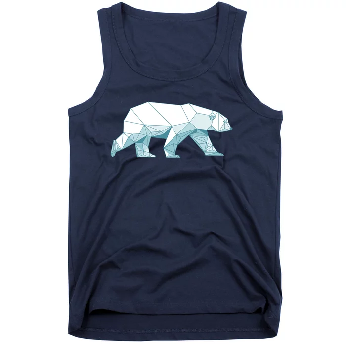 Cool Polar Bear Design For Arctic Polar Bear Lover Tank Top