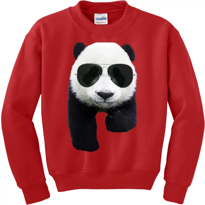 Cool Panda Bear Kids Sweatshirt