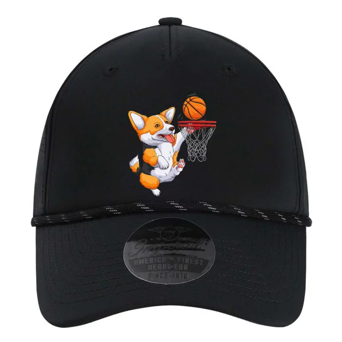 Corgi Puppy Basketball Pet Sports Lovers Funny Dog Performance The Dyno Cap