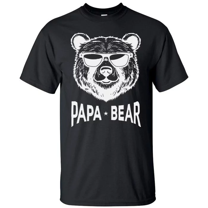 Cool  Papa Bear Fathers Day Idea For Dad Hilarious Gramp Tall T-Shirt