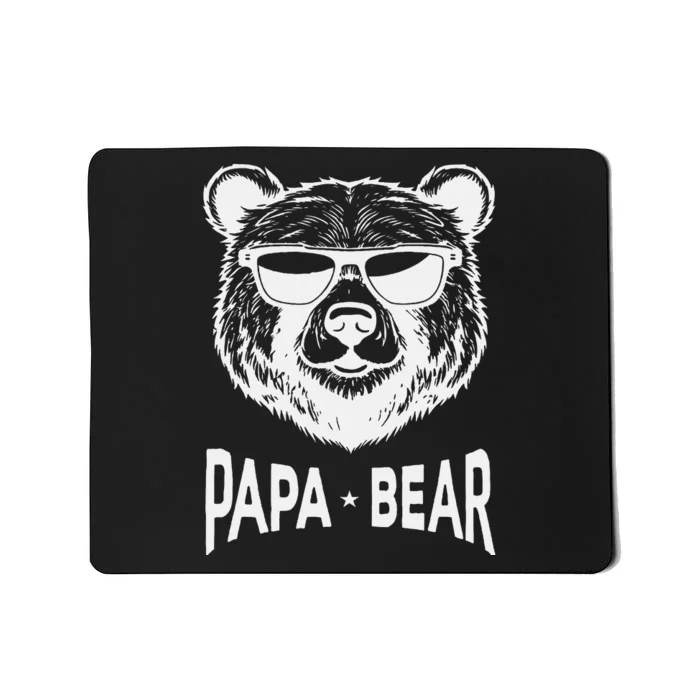 Cool  Papa Bear Fathers Day Idea For Dad Hilarious Gramp Mousepad