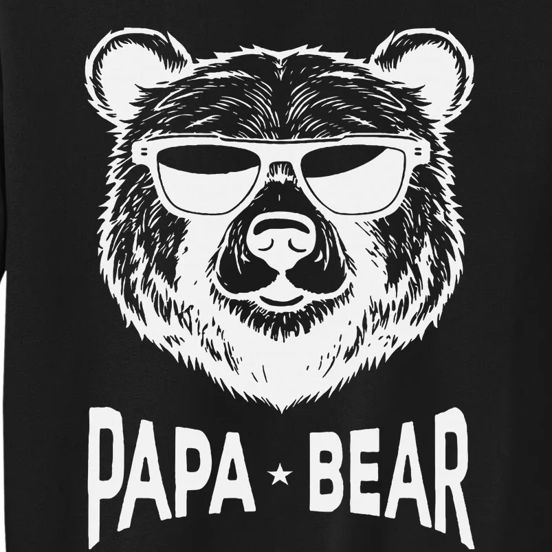 Cool  Papa Bear Fathers Day Idea For Dad Hilarious Gramp Tall Sweatshirt