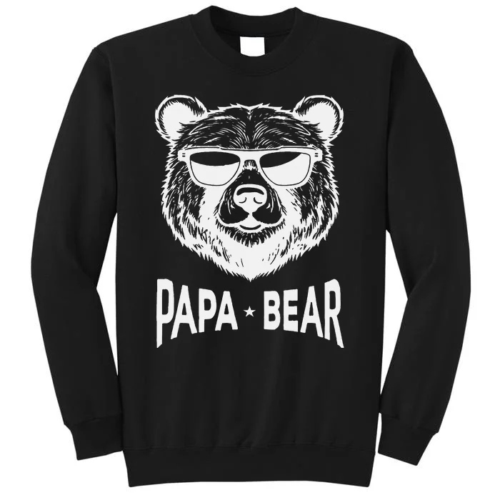 Cool  Papa Bear Fathers Day Idea For Dad Hilarious Gramp Tall Sweatshirt