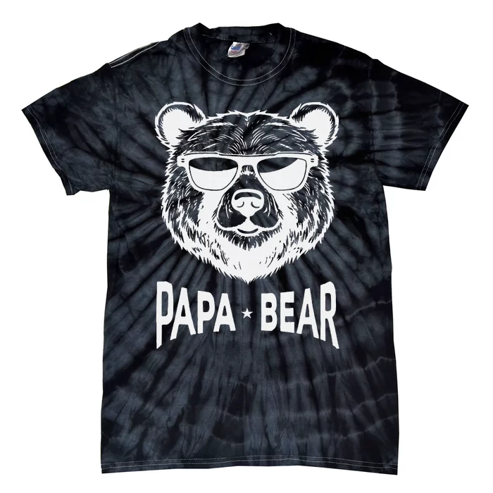 Cool  Papa Bear Fathers Day Idea For Dad Hilarious Gramp Tie-Dye T-Shirt