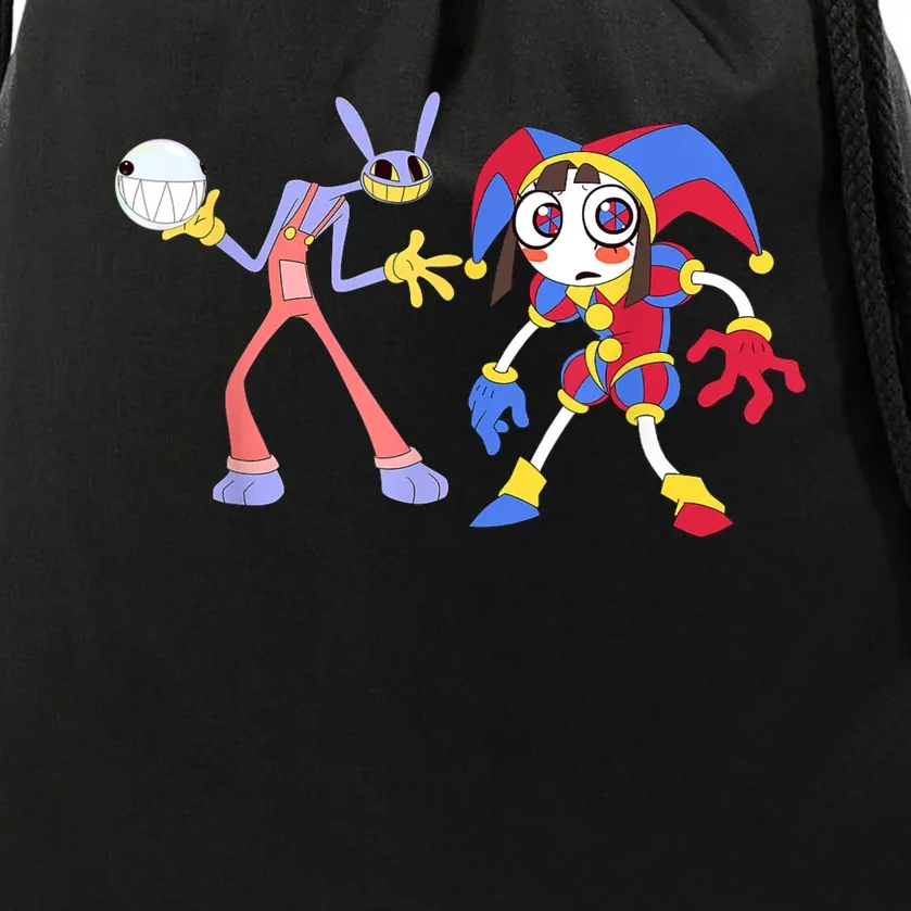 Cute Pomni Bubble Funny Amazing Digital Circus Gooseworx Drawstring Bag