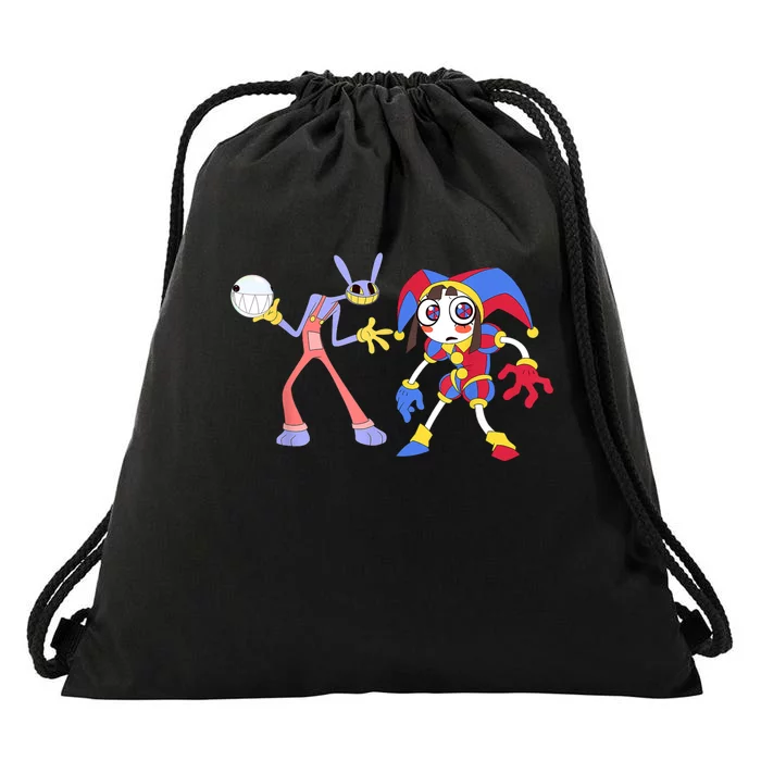 Cute Pomni Bubble Funny Amazing Digital Circus Gooseworx Drawstring Bag