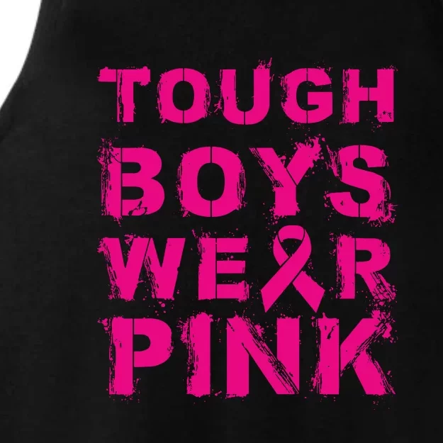 Cool Pink Breast Cancer Awareness Tough Boy Wear Pink Gift Ladies Tri-Blend Wicking Tank