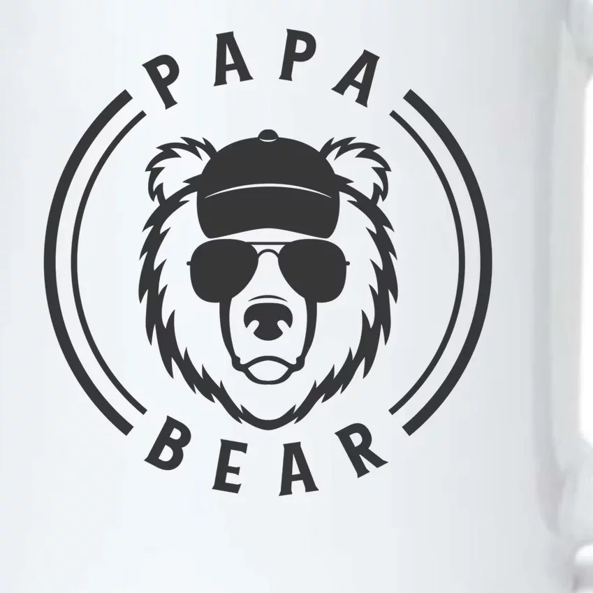 Cool Papa Bear Black Color Changing Mug