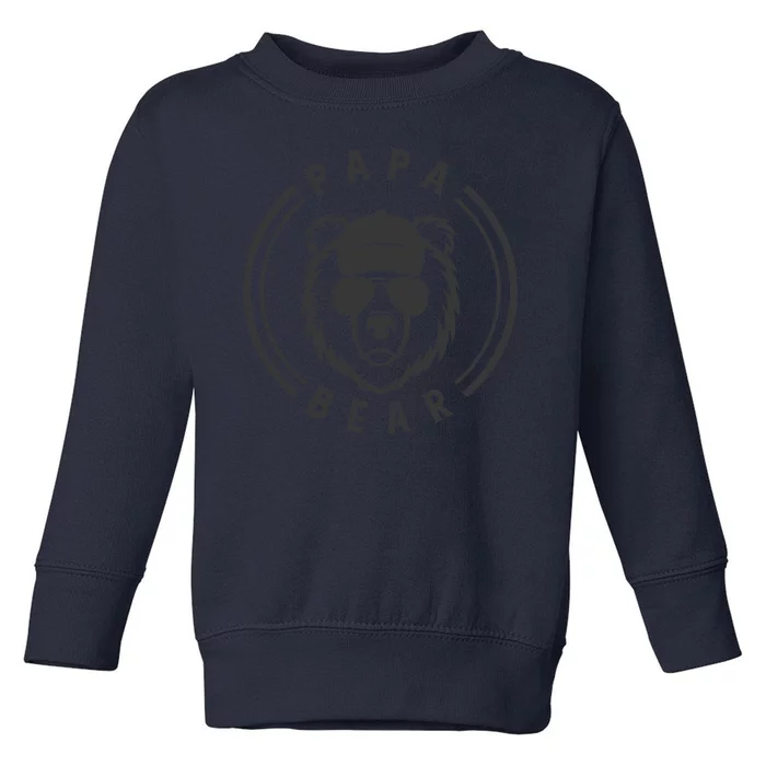 Cool Papa Bear Toddler Sweatshirt