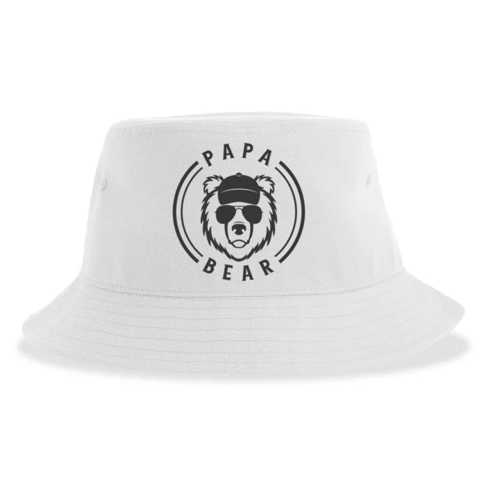 Cool Papa Bear Sustainable Bucket Hat