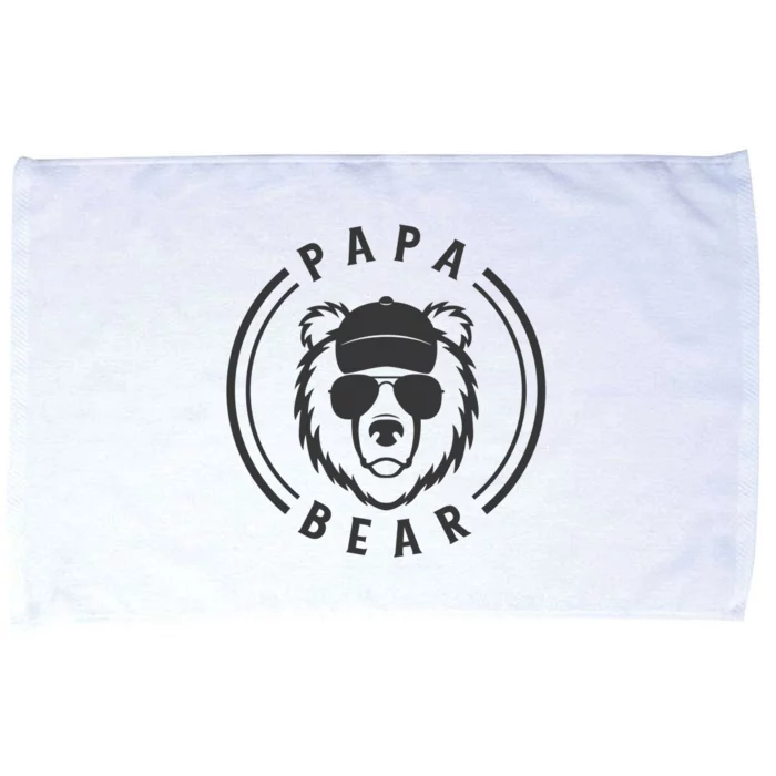 Cool Papa Bear Microfiber Hand Towel