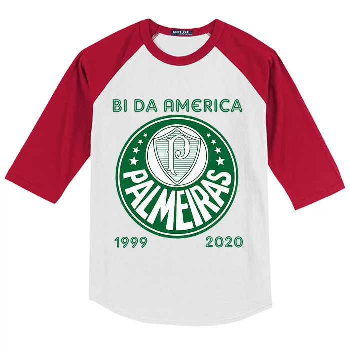 Camiseta Palmeiras Bi America Brasil Soccer Kids Colorblock Raglan Jersey