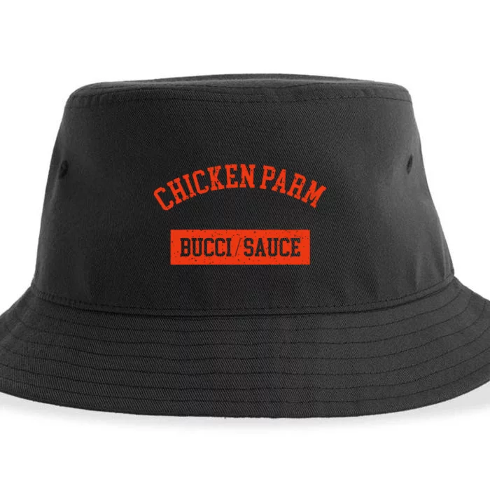 Chicken Parm Bucci Sauce Sustainable Bucket Hat