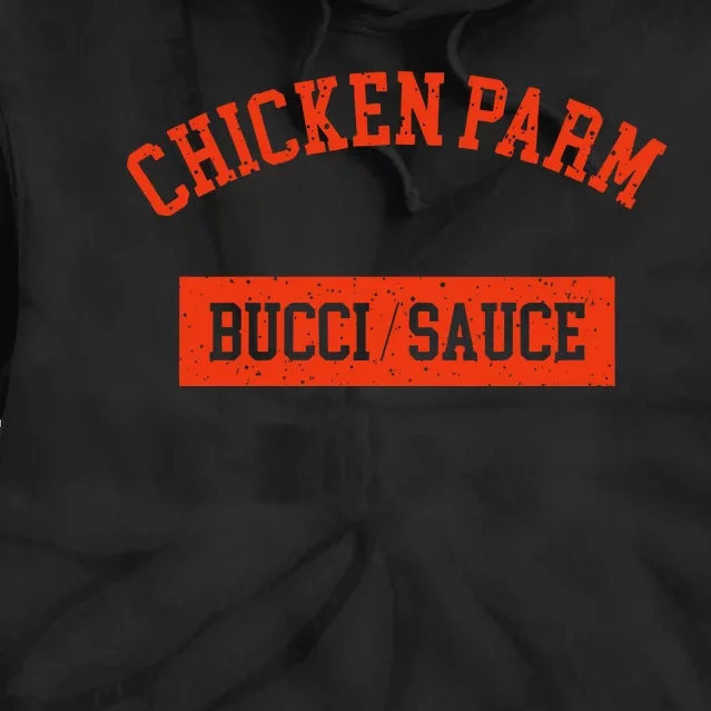 Chicken Parm Bucci Sauce Tie Dye Hoodie