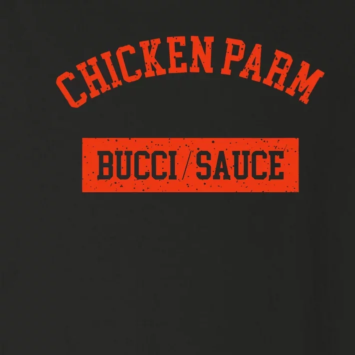 Chicken Parm Bucci Sauce Toddler Long Sleeve Shirt