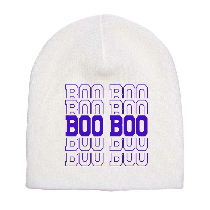 Cute Personalized Boo Boo Birthday Matching Family Short Acrylic Beanie