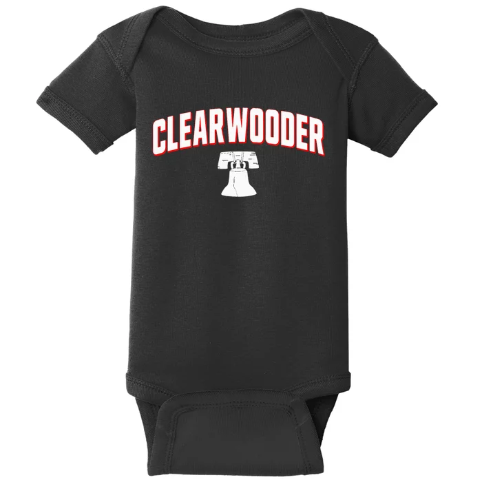 Clearwooder Philly Baseball Spring Training Souvenir Baby Bodysuit