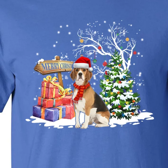 Christmas Pajama Beagle Tree Xmas Puppy Dog Meaningful Gift Tall T-Shirt