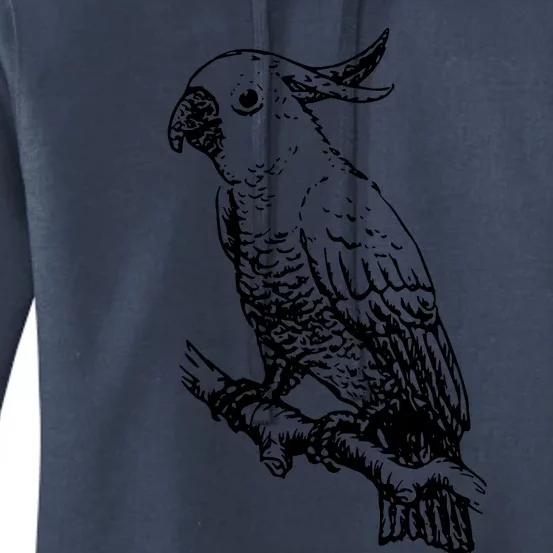 Cockatoo Parrot Bird Women's Pullover Hoodie