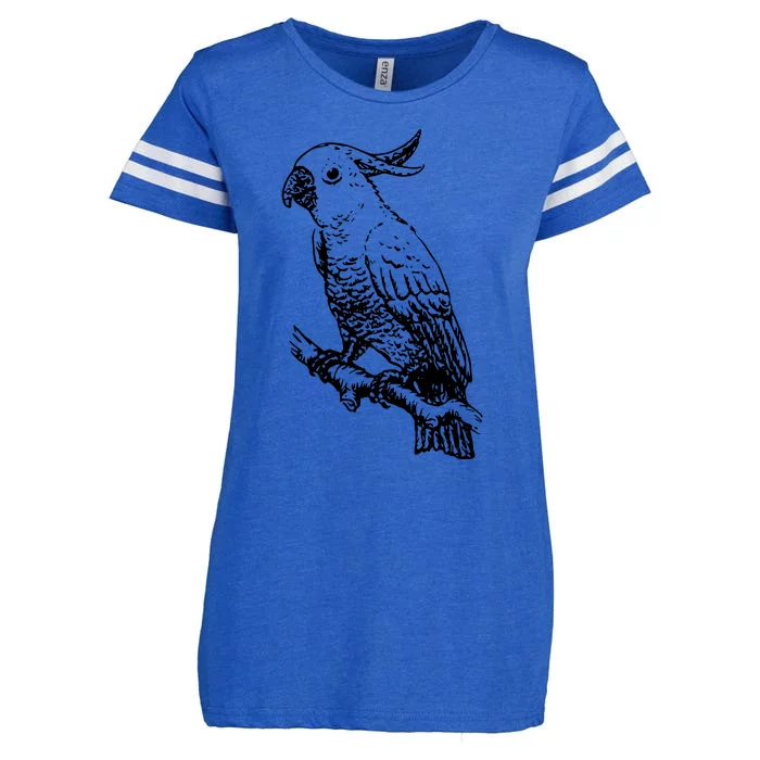 Cockatoo Parrot Bird Enza Ladies Jersey Football T-Shirt