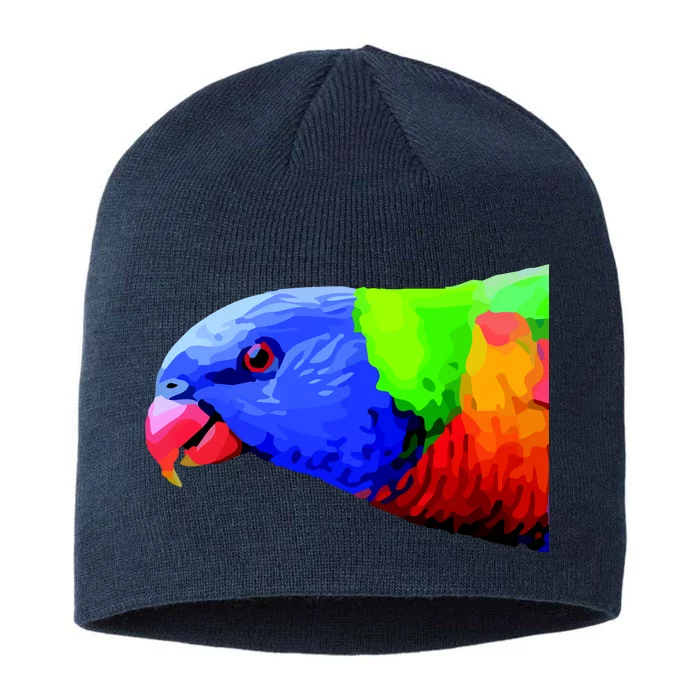 Cool Parrot Bird Funny Side Action 8 1/2in Sustainable Knit Beanie