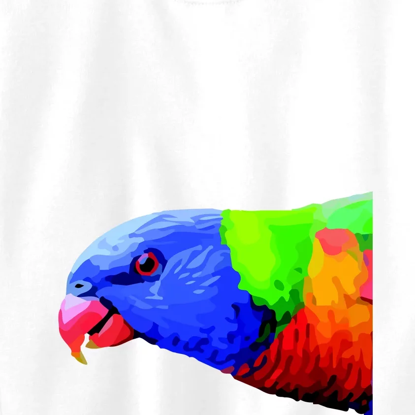 Cool Parrot Bird Funny Side Action Kids Sweatshirt