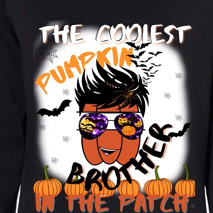 Coolest Pumpkin Brother In The Patch Halloween Gift Womens California Wash Sweatshirt