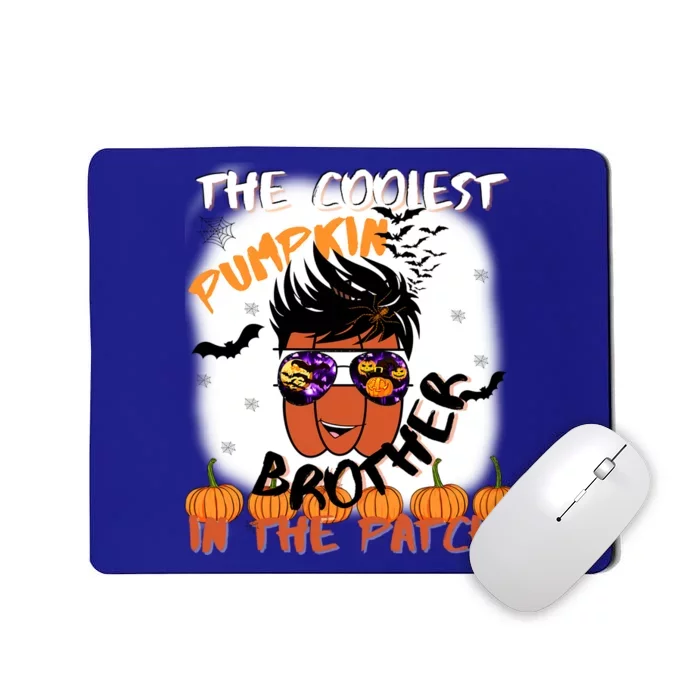 Coolest Pumpkin Brother In The Patch Halloween Gift Mousepad