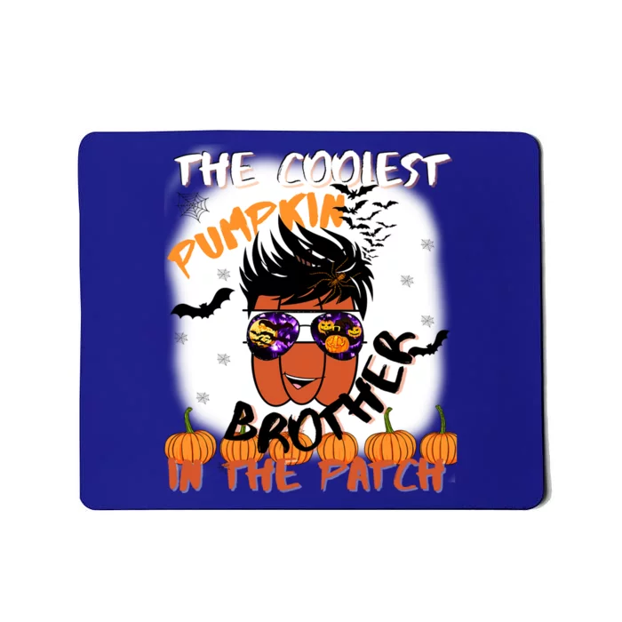 Coolest Pumpkin Brother In The Patch Halloween Gift Mousepad