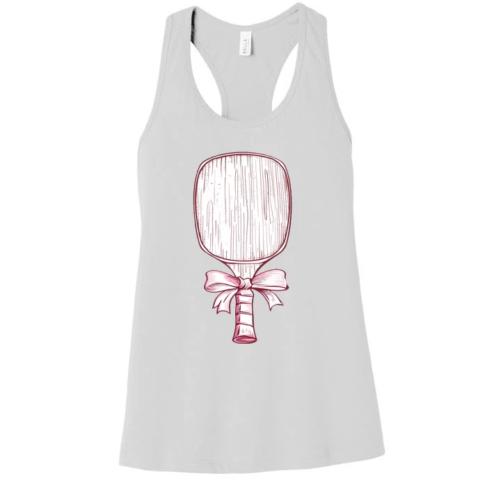 Cute Pickle Ball Women's Racerback Tank