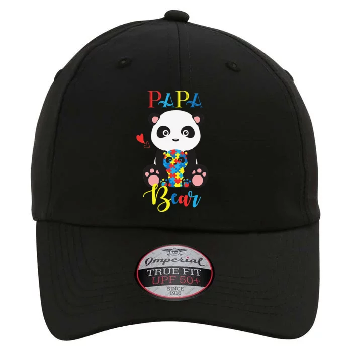 Cute Panda Bear Lovers PaPa Panda Autism Father Puzzle Baby The Original Performance Cap